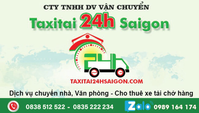Taxi Tải 24H Sài Gòn - Vận Chuyển